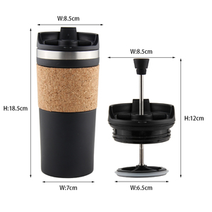 Máy Ép Du Lịch Bằng Thép Không Gỉ Cho Cốc Cà Phê Và Trà Với Máy Ép Cà Phê Máy Pha Cà Phê Và Trà Cốc Cốc Cốc - Product Image 5