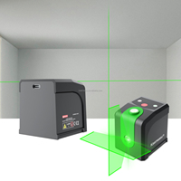 Mini niveau laser de machine de nivellement de décoration de niveaux d'esprit de ligne de croix rouge verte