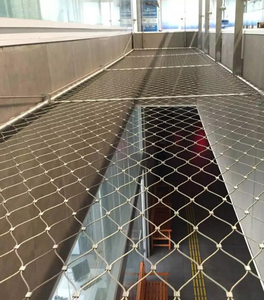 高所落下防止ネット SS 304 316L フレキシブルステンレス鋼ワイヤーロープメッシュネット 安全・落下防止用 バルコニー向け - Product Image 6