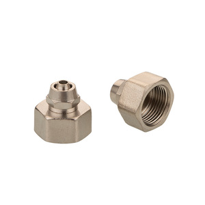 Acoplador Rápido Huihong, Conector Neumático de Rosca Interna Niquelado y Recubierto de Cobre, Tipo Recto, 4, 6, 8, 10, 12 mm - Product Image 2