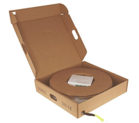 Câble à fibre optique miniature FTTH pour intérieur, LSZH, avec prise murale à fibre optique pré-terminée, boîte terminale à fibre optique 4 ports, IP45, blanc