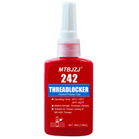 MTBJZJ Colle anaérobie de blocage de filetage, composé anti-desserrage et d'étanchéité pour la réparation de machines industrielles, 10ml/50ml/250ml, plusieurs formats