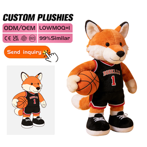Usine OEM ODM : Maillots personnalisés en coton PP super doux pour mascotte en peluche, événements sportifs 2027 (football, basketball), équipes nationales - Product Image 1