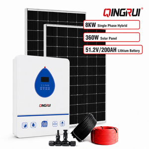 Sistema Solar Híbrido de 3600W, 24V, 48V, 3.6kW, 5.5kW, 6.2kW, 11kW con Cargador MPPT, Directo de Fábrica - Product Image 2