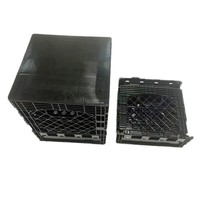 330*330*370mm16 quart de caisse à lait en plastique boîte pliante en plastique avec couvercle en plastique boîte de rangement de transport de chiffre d'affaires alimentaire