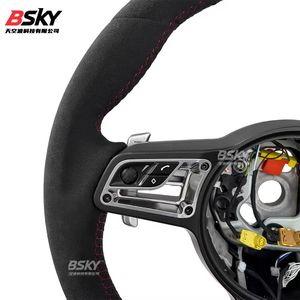 Adaptateur de volant en daim <span class=keywords><strong>SC</strong></span> pour <span class=keywords><strong>Porsche</strong></span>, compatible avec les modèles 718, 991, <span class=keywords><strong>911</strong></span>, 992, Panamera, Cayenne, Cayman, vente directe d'usine. - Product Image 4