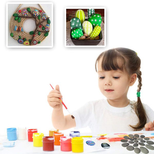 Giocattoli Educativi: Ciottoli Lisci per Bambini, per Arte Creativa e Artigianato, Disegno su Roccia, Pietre Grigie per Dipingere - Product Image 4