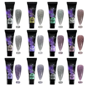 Diamond Very Good Nail Gel Polish Reflective For Nail Extension Gel Set Glitter Building Poly Gel Acrylic Nails Varnish