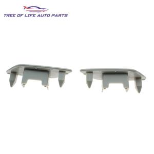 Volkswagen Jetta Headlight Washer Nozzle Covers 5C6955109A 5C6955110A Plastic <b>Clip</b> On Front Bumper <b>Trim</b> - Product Image 2