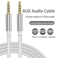AUX-Kabel buchse 3,5mm Audio kabel 3,5-mm-Klinken-Lautsprecherkabel für Samsung Xiaomi Redmi