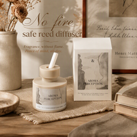 Diffuseur de parfum d'ambiance en gros, flacon rond mat 110 ml, boîte personnalisée, senteur pour cadeau de mariage
