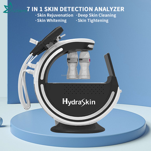 Appareil de soin du visage à 7 fonctions : Hydrodermabrasion, Jet d'oxygène ultrasonique, Peeling, Analyse et Nettoyage en profondeur de la peau - Product Image 2