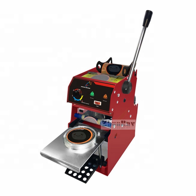 Полуавтоматическая машина для запечатывания стаканчиков