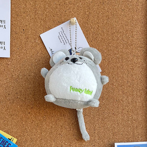 Peluche miniature de souris mignonne de 10 cm, porte-clés, jouet hamster, pendentif, poupée en tissu pour enfants, cadeau pour fête, événement, mariage - Product Image 3