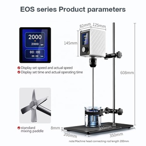 Mới Đến Trên Không Điện Khuấy 20L/40L/60L Công Nghiệp Máy Trộn Điện Phòng Thí Nghiệm Cantilever Thương Mại Đứng Mixer Cho Phòng Thí Nghiệm - Product Image 4