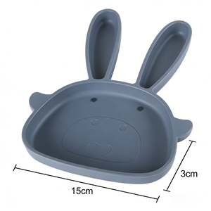 Plato <span class=keywords><strong>de</strong></span> Silicona <span class=keywords><strong>para</strong></span> Bebés con Formas <span class=keywords><strong>de</strong></span> Animales, <span class=keywords><strong>para</strong></span> la Primera Etapa <span class=keywords><strong>de</strong></span> Alimentación Complementaria (OEM/ODM) - Product Image 3