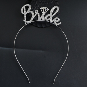 Rose Gold <strong>Bride</strong> <strong>Headband</strong> Bachelorette Party Decorations <strong>Bride</strong> <strong>to</strong> <strong>Be</strong> Tiara Bridal <strong>Headband</strong> for Bridal Shower - Product Image 5