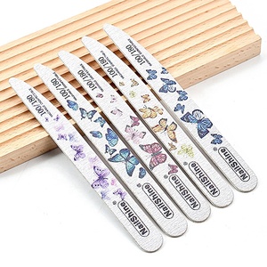 <span class=keywords><strong>Lime</strong></span> à ongles en bois à motifs floraux, <span class=keywords><strong>lime</strong></span> à ongles fine, outils à ongles jetables, fabrication et vente en gros - Product Image 4