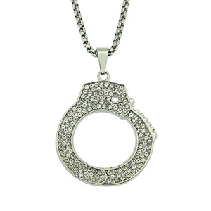 Collar con Colgante Geométrico Hueco Estilo Hiphop de Diseño Único, Superventas 2026, Joyería de Moda para Hombre, Estilo Urbano - Product Image 6