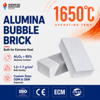 Brique creuse en alumine à 99 % de pureté, haute température 1800°C, pour revêtement de fourneau - Vente en gros