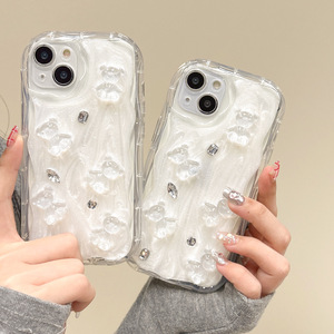 Nouvel arrivage 3D compte-gouttes de nuage blanc papillon argent étoile transparente antichoc coque de <span class=keywords><strong>téléphone</strong></span> portable souple - Product Image 6