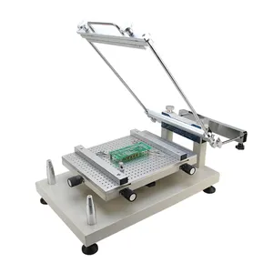 Machines de production électronique PTR-C300 sans cadre PCB pâte à souder pochoir imprimante 300x400mm manuel Pcb pochoir imprimante