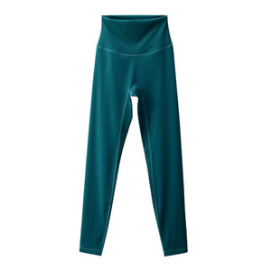 Leggings da yoga a vita alta da <span class=keywords><strong>donna</strong></span> effetto seconda pelle, modellanti e push-up, aderenti, snellenti, ad asciugatura rapida, a lunghezza intera per allenamento - Product Image 3