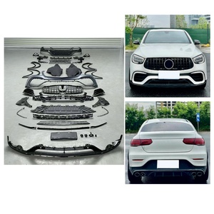 ชุดแต่งกันชนหน้า/หลัง AMG รุ่นใหม่ ปี 2016-2022 สำหรับ Benz GLC Coupe พร้อมช่องสำหรับไฟตัดหมอก - Product Image 2