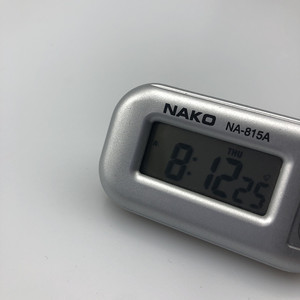 Nako Na-815a Digital Car Clock With Calendar Alarm Mini Portable Electronic Timepiece - Product Image 2