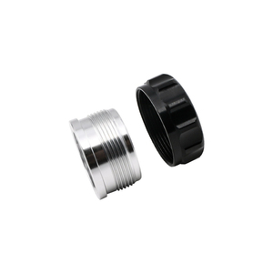 Bouchon de remplissage en alliage d'aluminium noir et argenté avec logo personnalisé pour réservoir d'huile, de carburant ou d'eau - Product Image 3