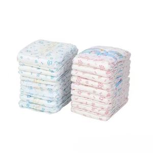 Ventes en gros de couches jetables écologiques pour chiens et sacs à excréments avec un fort contrôle des odeurs pour les chiennes - Product Image 1