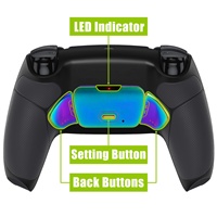 EXtremeRate boutons en métal réel RISE 2.0 bouton arrière attachement Remapper boutons Remap Kits pour contrôleur PS5 BDM-010/020