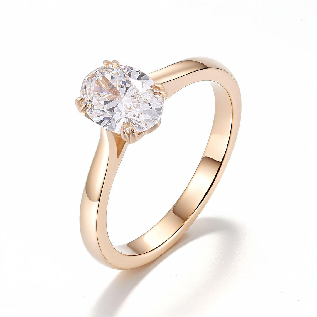 Or jaune/blanc/rose 14 carats D VVS2