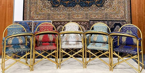 Chaise de prière musulmane rembourrée pliable et empilable en métal, vente en gros, promotion - Product Image 5