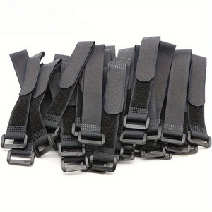 Correas de Velcro, Bridas de Nailon Negras con Hebilla Inversa para Vehículos RC y Juguetes de Control Remoto - Product Image 1