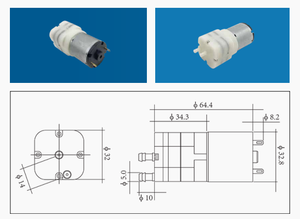 <span class=keywords><strong>ปั๊ม</strong></span>ไดอะแฟรมสำหรับโถสุขภัณฑ์อัจฉริยะแบบมอเตอร์ไฟฟ้า WY-095 OEM แรงดัน 400-650 มม.ปรอท 30000 รอบ <span class=keywords><strong>ปั๊ม</strong></span> 12v DC <span class=keywords><strong>ปั๊ม</strong></span>หมุนเวียน - Product Image 3