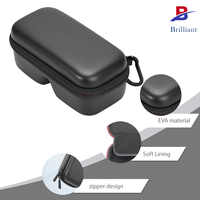 Étui de protection pour lunettes VR en EVA avec logo personnalisé, organiseur rigide portable pour casque de réalité virtuelle, rangement pour tous les kits de jeu