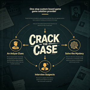 Juegos de detectives de misterio sin resolver, OEM/ODM de fábrica, juego interactivo de crímenes para adultos - Product Image 2