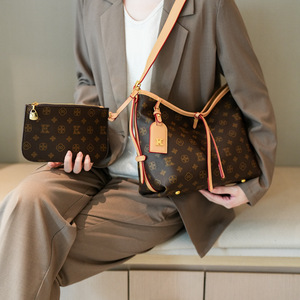 Bolsos de Mano de Lujo para Mujer, Elegantes, Combinables con Todo, de Gran Capacidad, Retro, Modernos, Estampados, con una Sola Correa y Cierre de Cremallera - Product Image 1