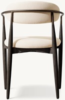Meubles de salle à manger américains au design moderne du milieu du siècle OEM Fauteuil de salle à manger en tissu Arno