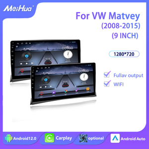 9 pouces voiture Auto Android Radio avec WIFI DSP Carplay AHD Portable <span class=keywords><strong>2</strong></span> <span class=keywords><strong>Din</strong></span> voiture lecteur DVD Navigation lecteur multimédia pour VW Matvey - Product Image 2