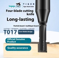 Machine de gravure CNC Tiger Shark T017, fraises à quatre et cinq lames, outils de découpe pour le travail du bois, fraises de fraisage