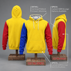 OES Maßgefertigter Legacy Pentagon Sisters Order of OES Winter-Hoodie - Besticktes Einfarbiges Design 100% Polyester Individuelles Farbblock-Design - Product Image 1