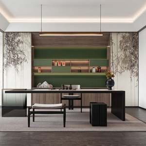 Juego de Mesas de Madera Personalizables y Muebles de Sala de Estar, Incluye Almacenamiento de Pared para el Área de Descanso, Muebles para Toda la Casa - Product Image 2