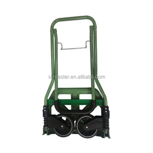 Carretilla de Mano Plegable de Acero de 60 kg con Dos Ruedas, Diseño de Doble Rombo, Personalizable OEM, Plataforma Económica para Herramientas - Product Image 3