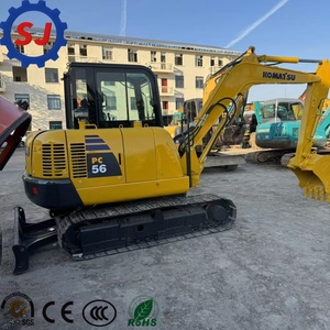 Mini-excavatrice Komatsu PC56-7 d'occasion |   Excavatrice sur chenilles de 5,5 tonnes |   Mini-pelleuse compacte d'origine japonaise à vendre - Product Image 3