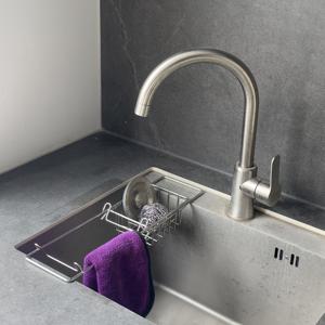 Cesta organizadora telescópica personalizada para fregadero de cocina, estante de almacenamiento extensible para fregadero - Product Image 2