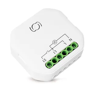 Tawoia 1 gang Wi-Fi & Bluetooth chuyển đổi thông minh mô-đun cuộc sống thông minh tuya kiểm soát chuyển đổi ánh sáng không dây chuyển đổi với Din Rail Bracket