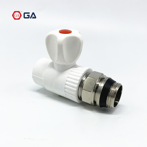 Vanne de chauffage en PPR blanc GA-4842 QIAI avec joint torique, connecteur de <span class=keywords><strong>radiateur</strong></span> - Product Image 3