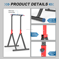 Barre de traction pliable haute performance à hauteur réglable pour l'entraînement physique